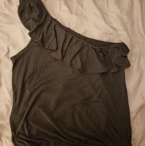 American Eagle one shoulder shirt